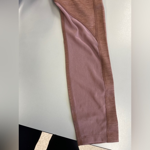 Nike Running Fast Mid Rise Dri-Fit Tights in Mauve XS - Picture 11 of 12